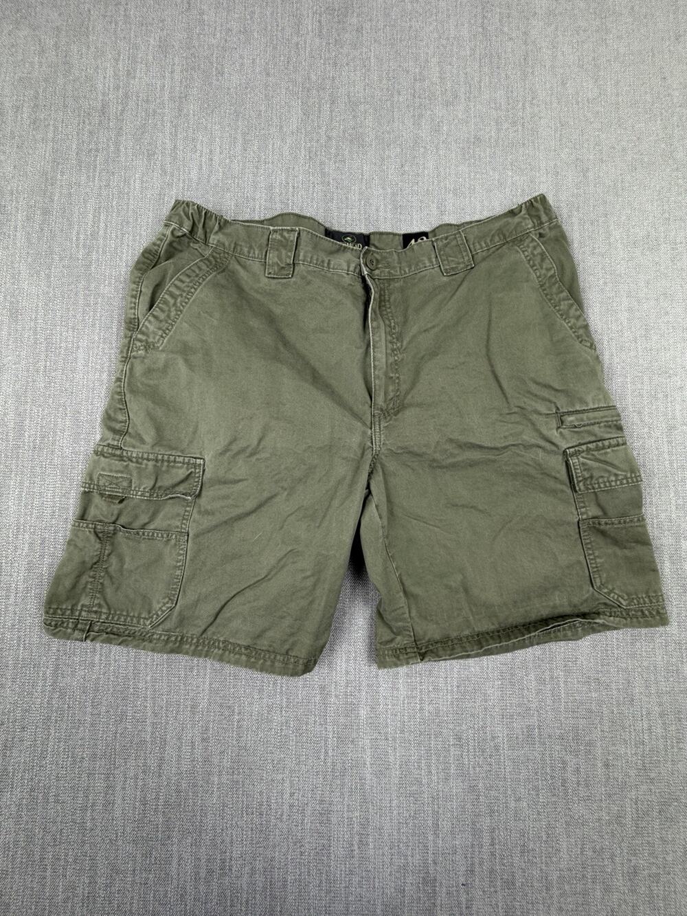 RedHead Men’s Size 42 Cargo Shorts Olive Green Cotton Hiking Outdoor